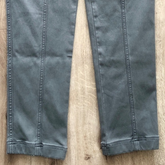 SPANX Stretch Twill Straight Leg Pants, Womens, Hazy Blue‎ Grey Size XS, NEW - Picture 7 of 14